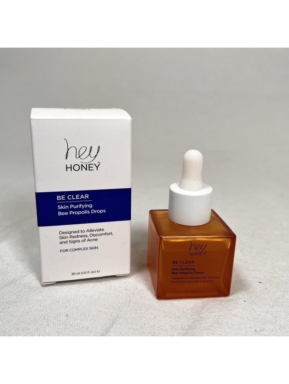 Hey Honey Be Clear Skin Purifying Bee Propolis Drops 30ml -Retail $59 ACNE PRONE